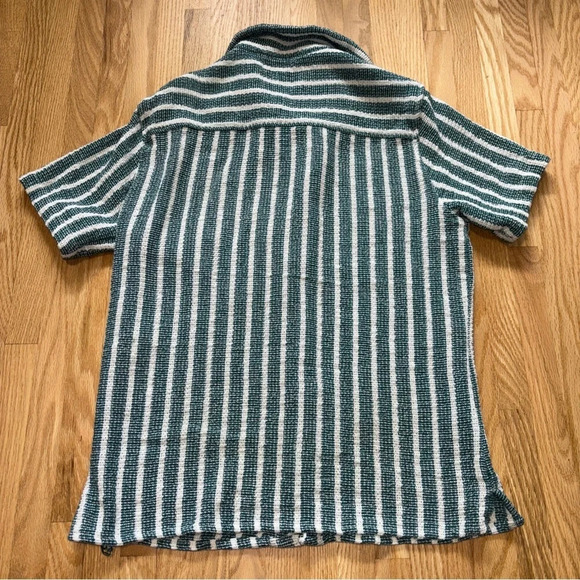 Zara Button Down Up Short Sleeve Shirt - Picture 5 of 5
